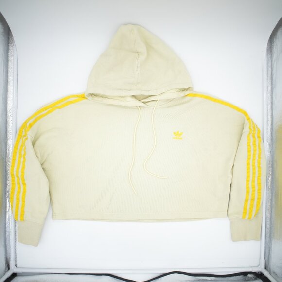 ADIDAS CROP TOP HOODIE - Picture 1 of 7